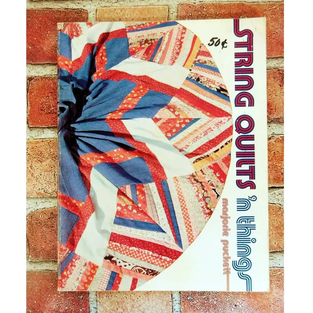 STRING QUILTS 'N THINGS by Marjorie Puckett‎  Quilting Book  Retro 70s Vtg 1979